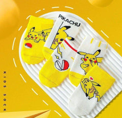 مجموعة شرابات اطفالي 6 ازواج بيكاتشو