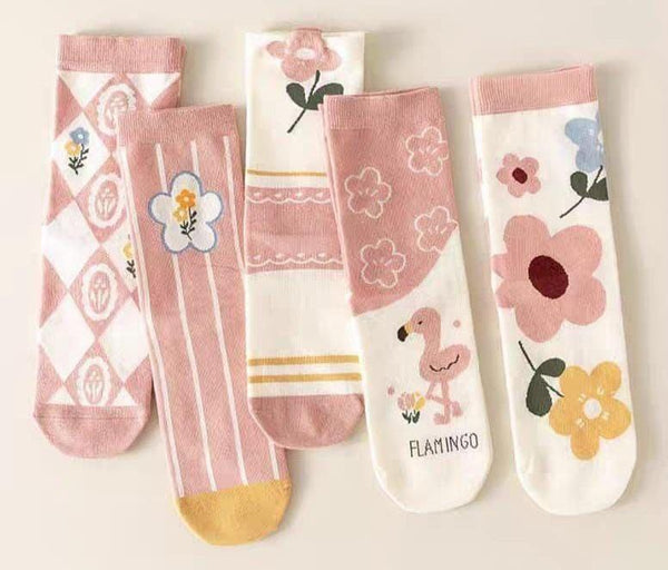 Ladies' Knee-High Socks - 6 Pairs