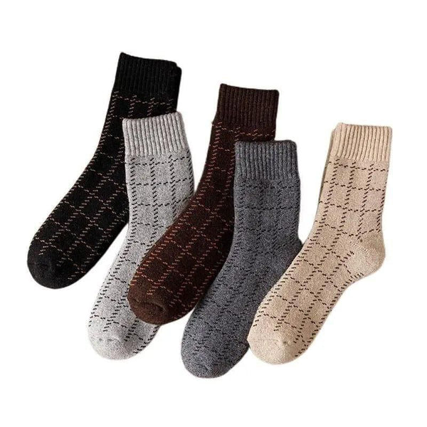 6 Pairs Unisex Towel Socks Bundle