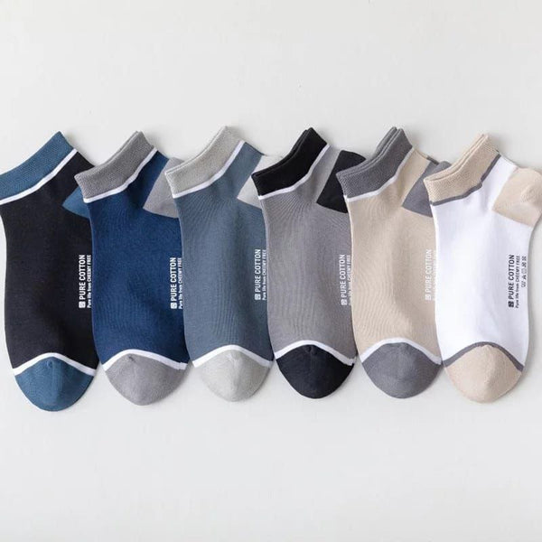 Men's Ankle Socks - 6 Pairs