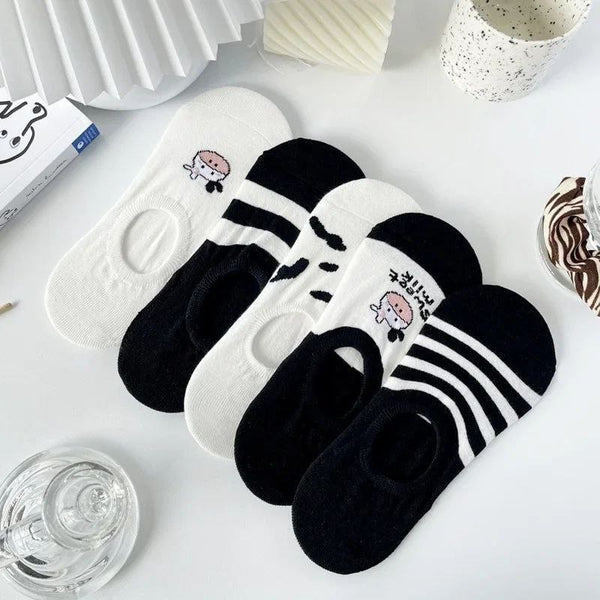6 Pairs No Show Socks