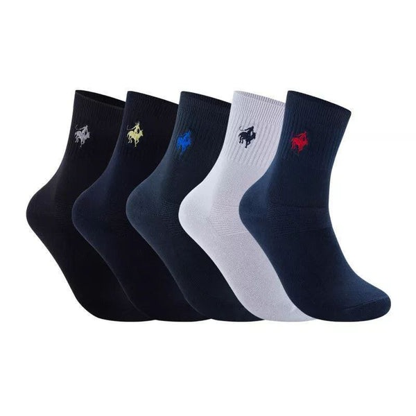 Men's Polo Half Socks Set - 6 Pairs