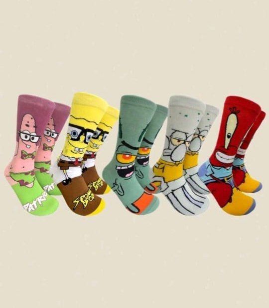 Spongebob Long 6 Socks
