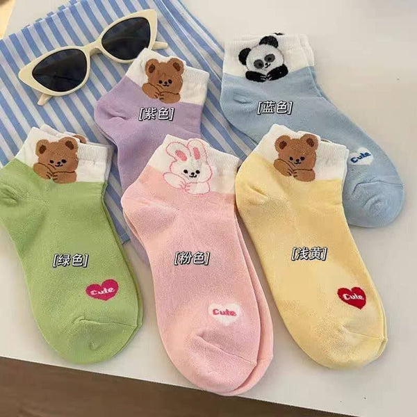 Women's 6 Pairs Bear