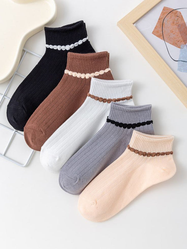 Women's cuff socks - 6 pairs
