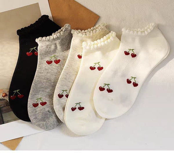 Ladies Cherry 6 Socks