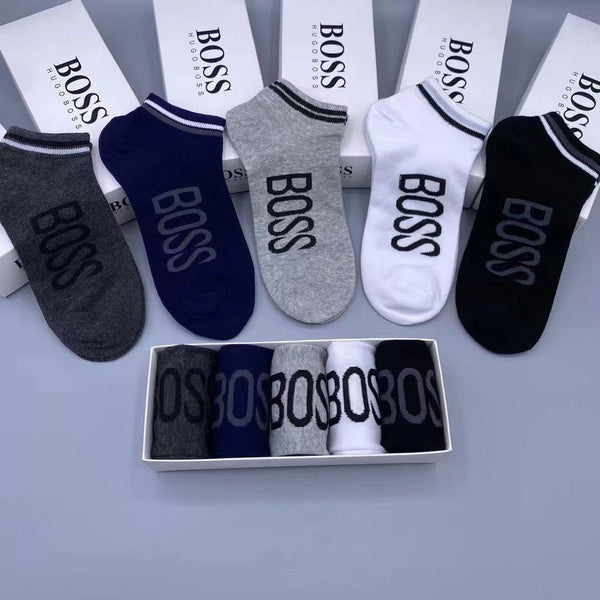 Hugo Boss Men's 6-Pack Ankle Socks